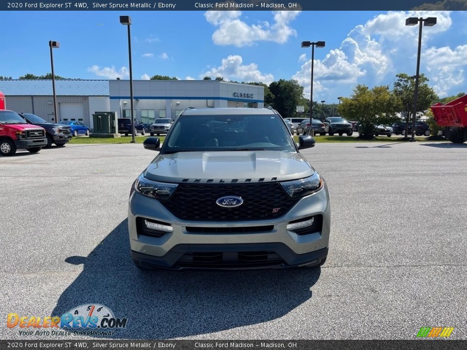 2020 Ford Explorer ST 4WD Silver Spruce Metallic / Ebony Photo #2
