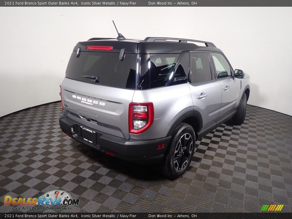 2021 Ford Bronco Sport Outer Banks 4x4 Iconic Silver Metallic / Navy Pier Photo #16