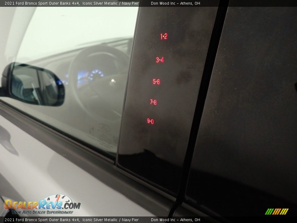 2021 Ford Bronco Sport Outer Banks 4x4 Iconic Silver Metallic / Navy Pier Photo #17