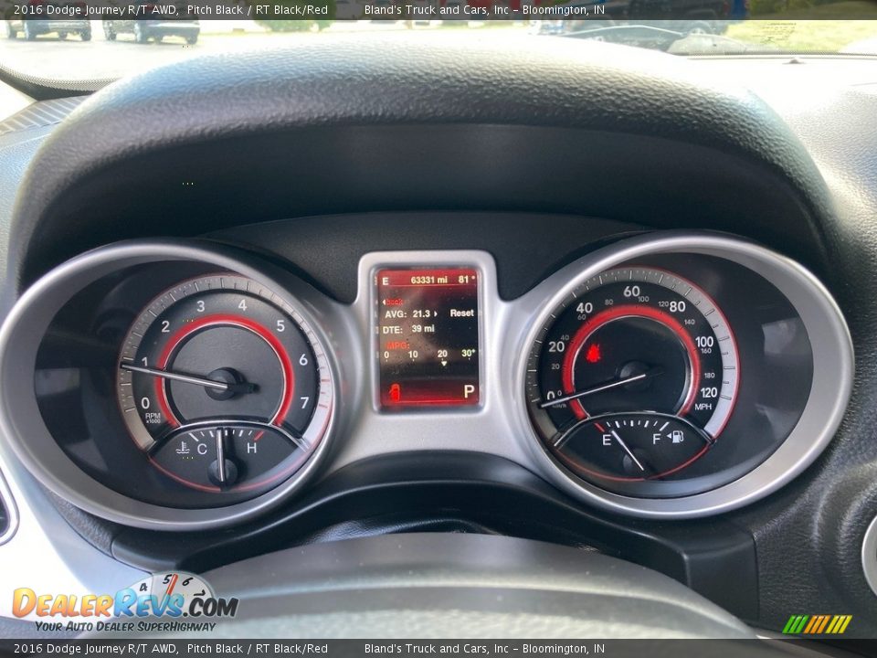 2016 Dodge Journey R/T AWD Gauges Photo #18