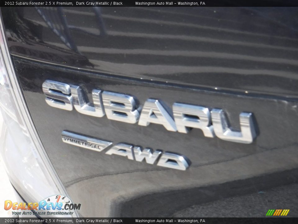 2012 Subaru Forester 2.5 X Premium Dark Gray Metallic / Black Photo #18
