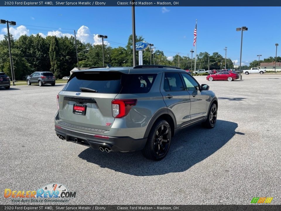 2020 Ford Explorer ST 4WD Silver Spruce Metallic / Ebony Photo #5