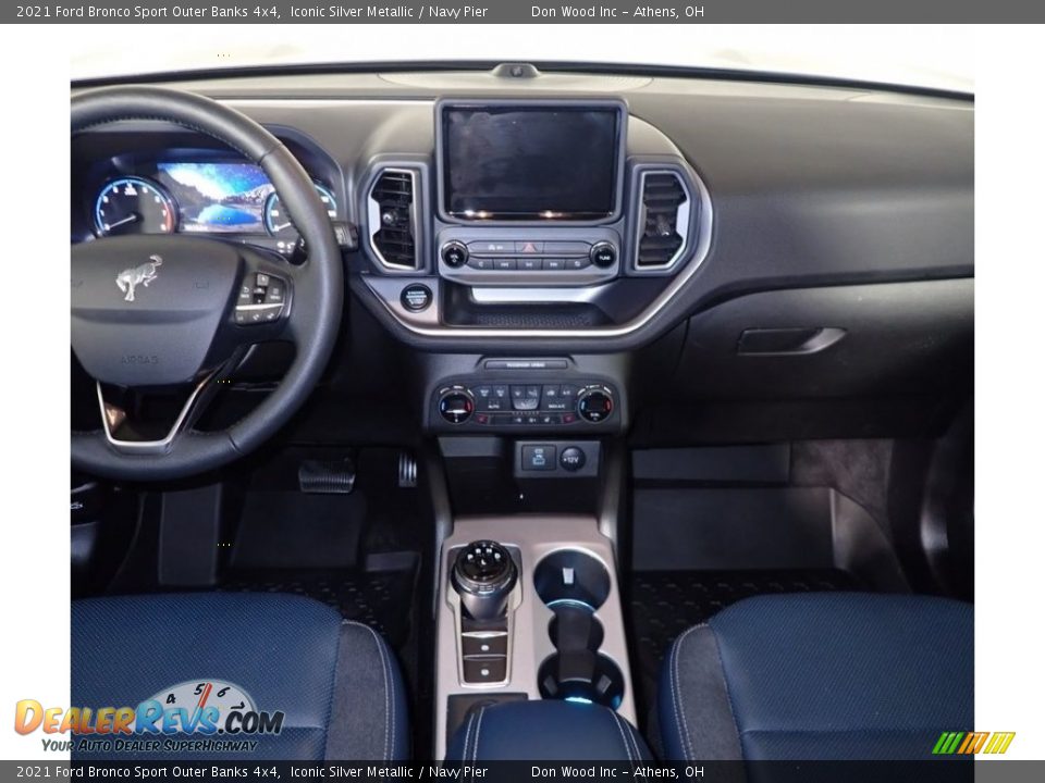 2021 Ford Bronco Sport Outer Banks 4x4 Iconic Silver Metallic / Navy Pier Photo #23