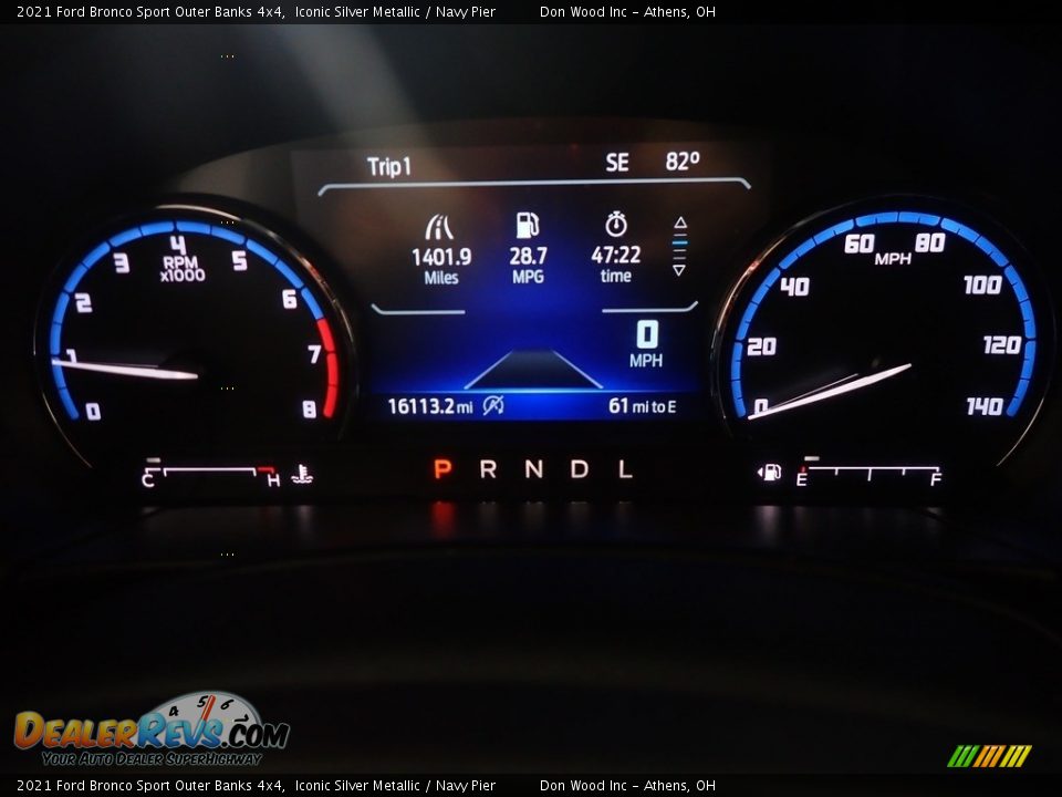 2021 Ford Bronco Sport Outer Banks 4x4 Iconic Silver Metallic / Navy Pier Photo #26