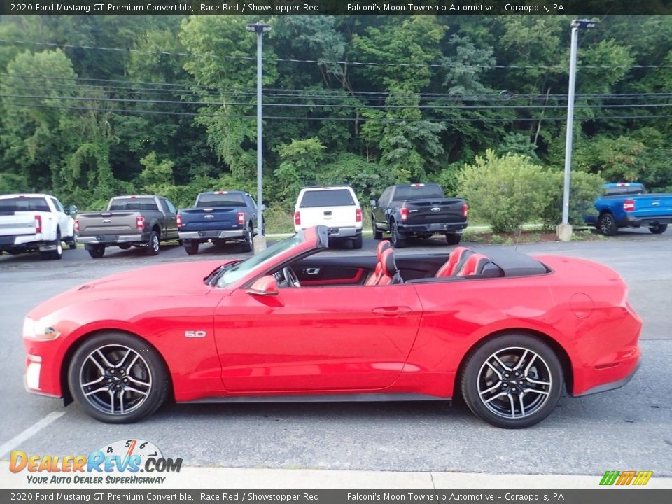 2020 Ford Mustang GT Premium Convertible Race Red / Showstopper Red Photo #5