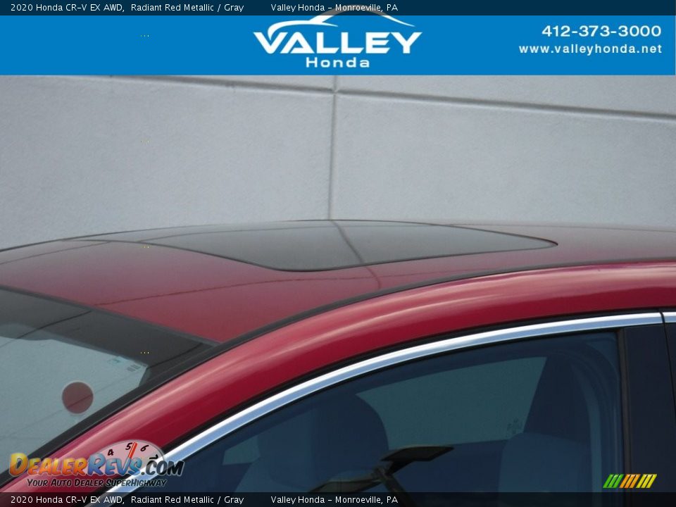 2020 Honda CR-V EX AWD Radiant Red Metallic / Gray Photo #3