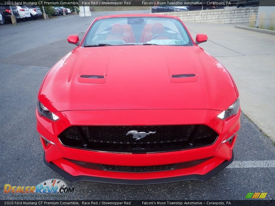 2020 Ford Mustang GT Premium Convertible Race Red / Showstopper Red Photo #7