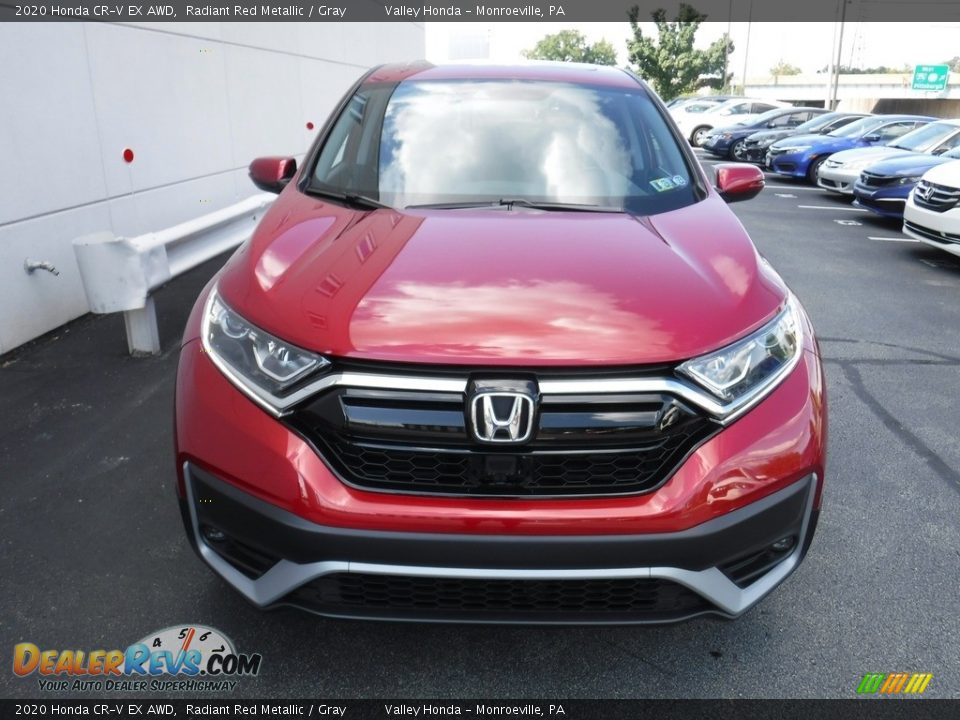2020 Honda CR-V EX AWD Radiant Red Metallic / Gray Photo #5