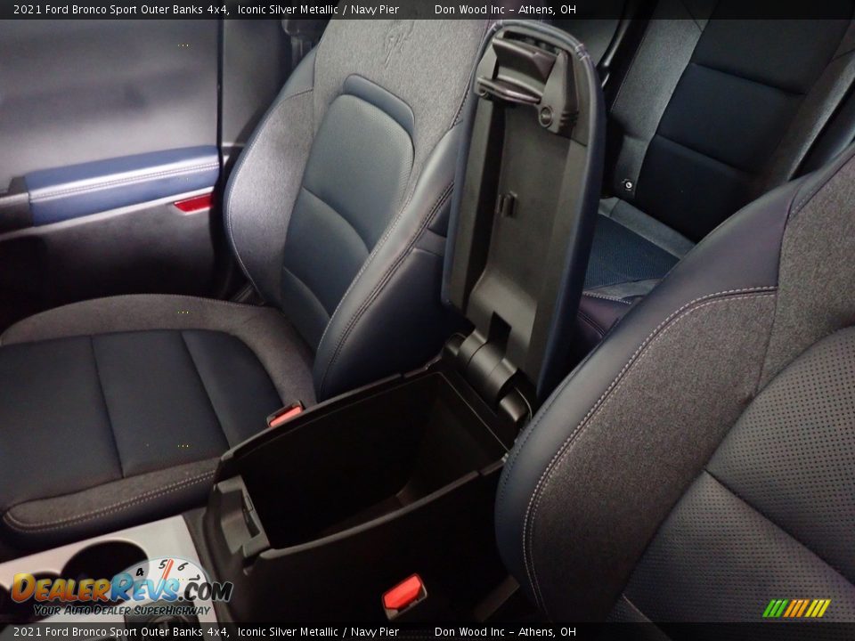 2021 Ford Bronco Sport Outer Banks 4x4 Iconic Silver Metallic / Navy Pier Photo #31