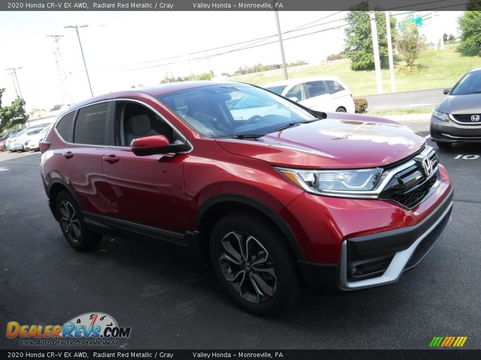 2020 Honda CR-V EX AWD Radiant Red Metallic / Gray Photo #6