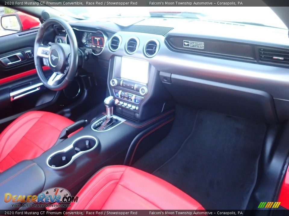 Dashboard of 2020 Ford Mustang GT Premium Convertible Photo #11