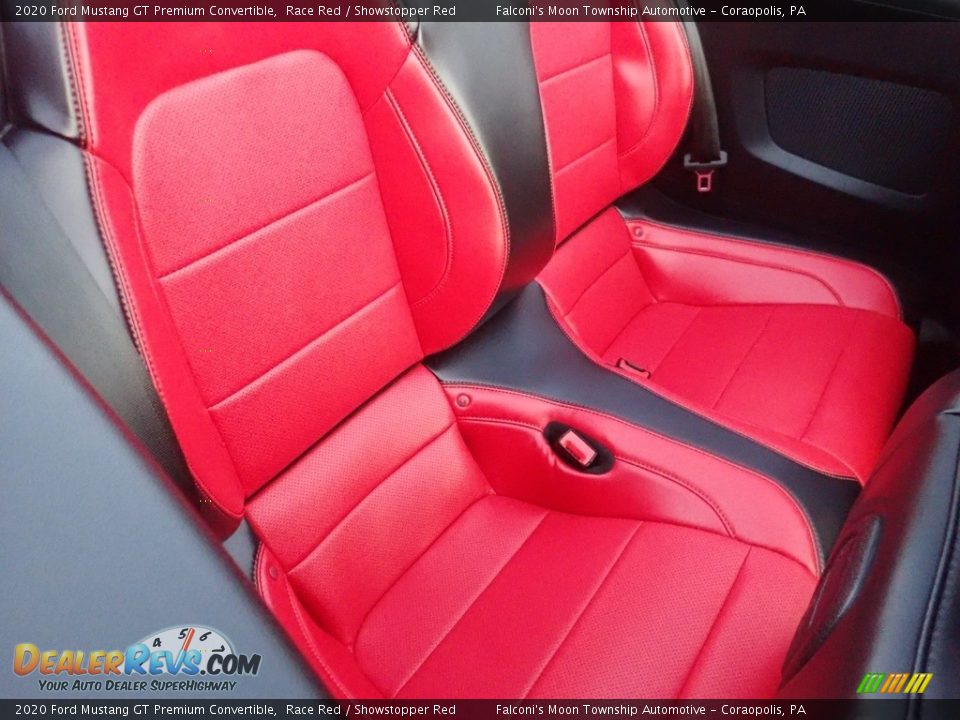 Rear Seat of 2020 Ford Mustang GT Premium Convertible Photo #12
