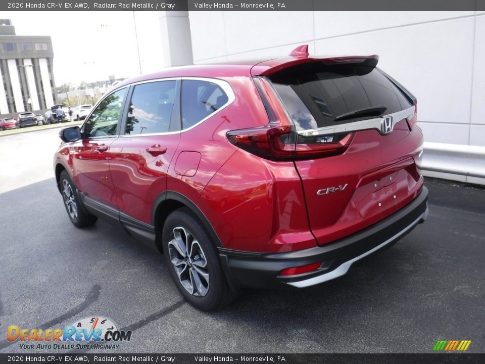 2020 Honda CR-V EX AWD Radiant Red Metallic / Gray Photo #10