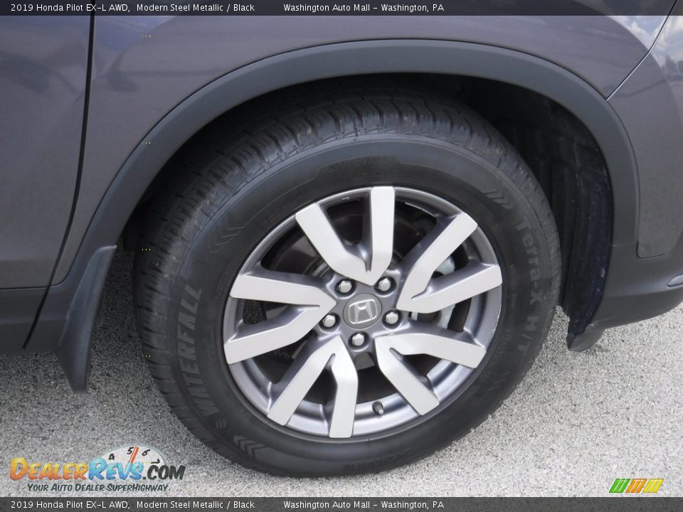 2019 Honda Pilot EX-L AWD Modern Steel Metallic / Black Photo #4