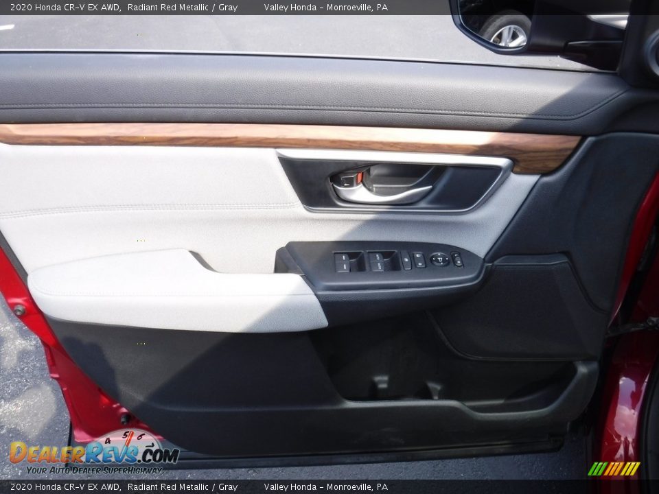 2020 Honda CR-V EX AWD Radiant Red Metallic / Gray Photo #12