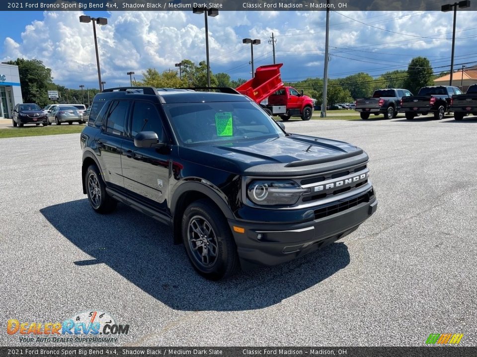 2021 Ford Bronco Sport Big Bend 4x4 Shadow Black / Medium Dark Slate Photo #3