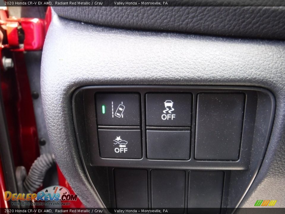 2020 Honda CR-V EX AWD Radiant Red Metallic / Gray Photo #14