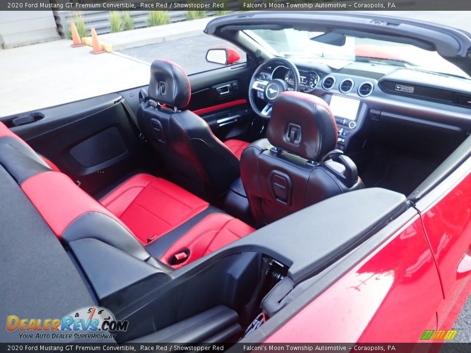 2020 Ford Mustang GT Premium Convertible Race Red / Showstopper Red Photo #17