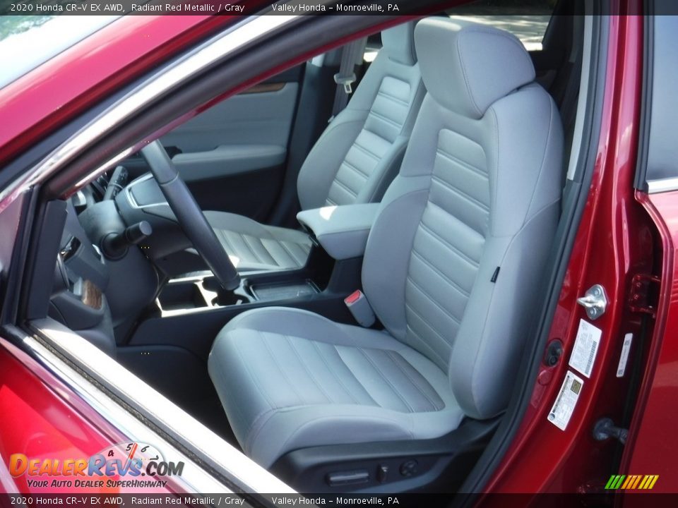 2020 Honda CR-V EX AWD Radiant Red Metallic / Gray Photo #15