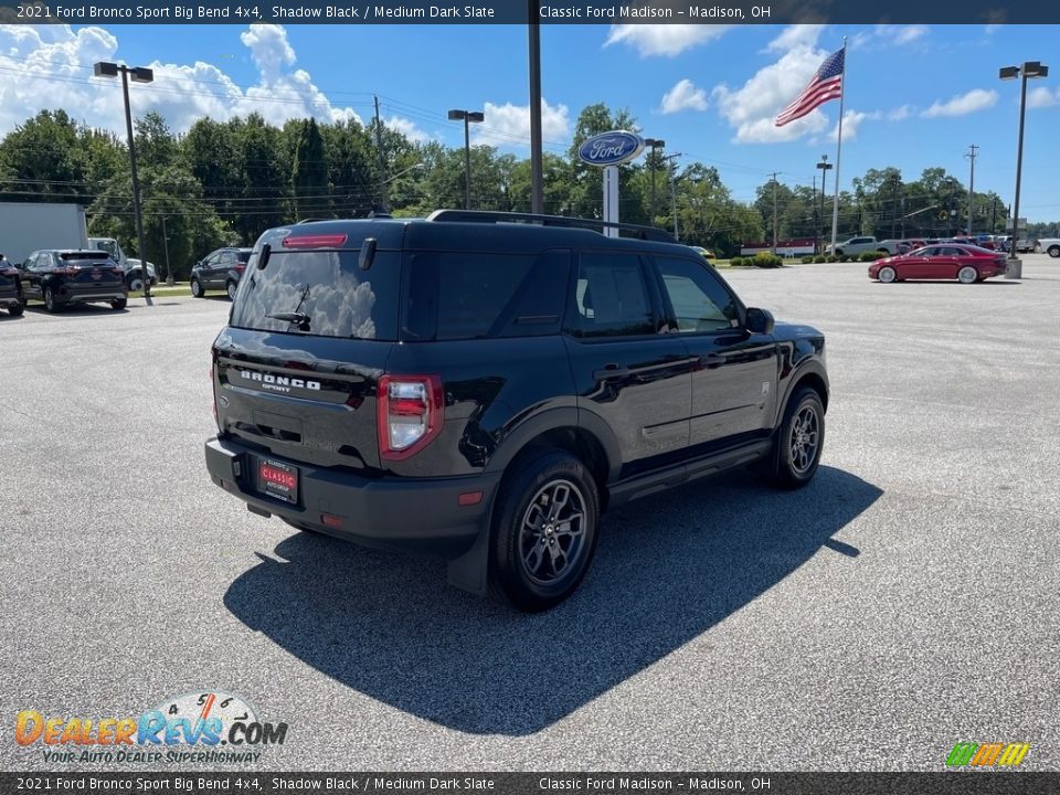 2021 Ford Bronco Sport Big Bend 4x4 Shadow Black / Medium Dark Slate Photo #5