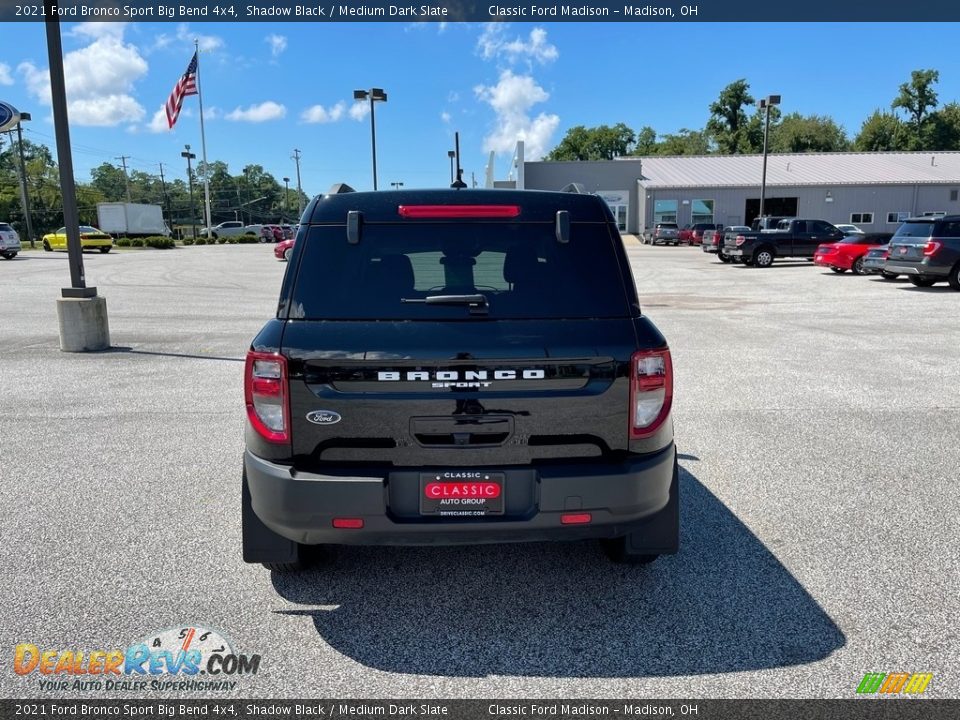 2021 Ford Bronco Sport Big Bend 4x4 Shadow Black / Medium Dark Slate Photo #6