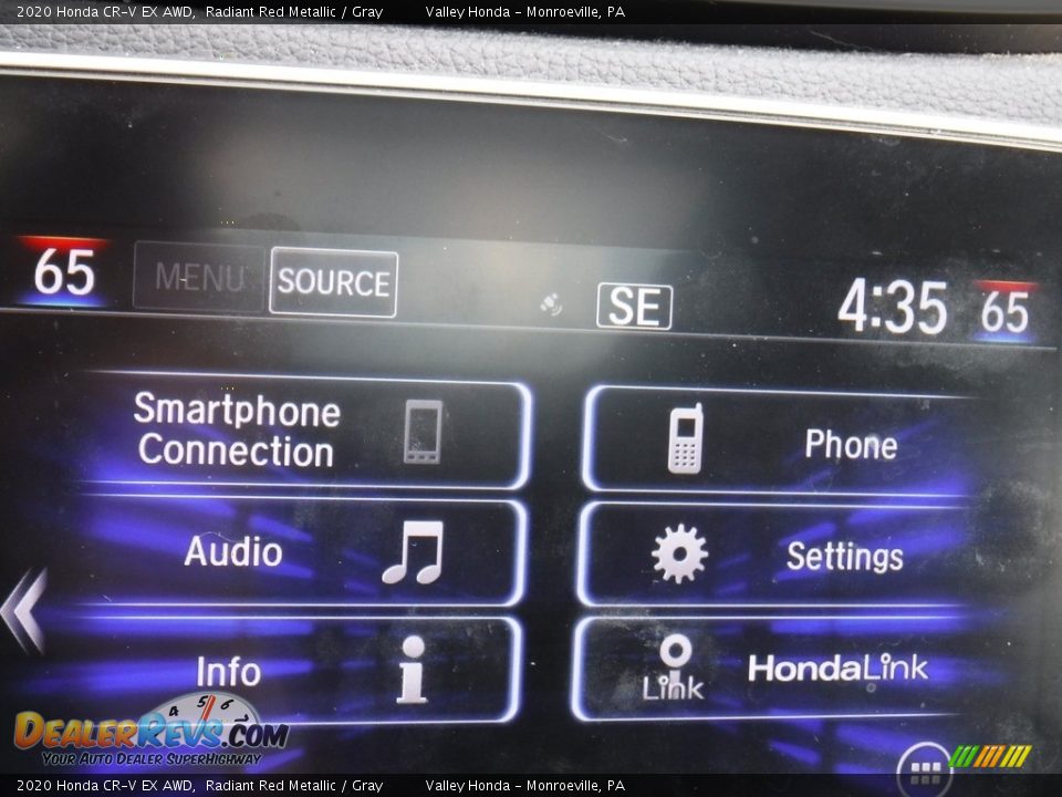 2020 Honda CR-V EX AWD Radiant Red Metallic / Gray Photo #17