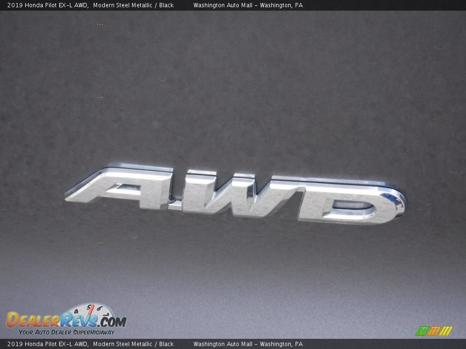 2019 Honda Pilot EX-L AWD Modern Steel Metallic / Black Photo #10