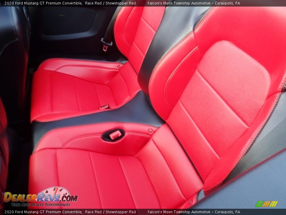 Rear Seat of 2020 Ford Mustang GT Premium Convertible Photo #21