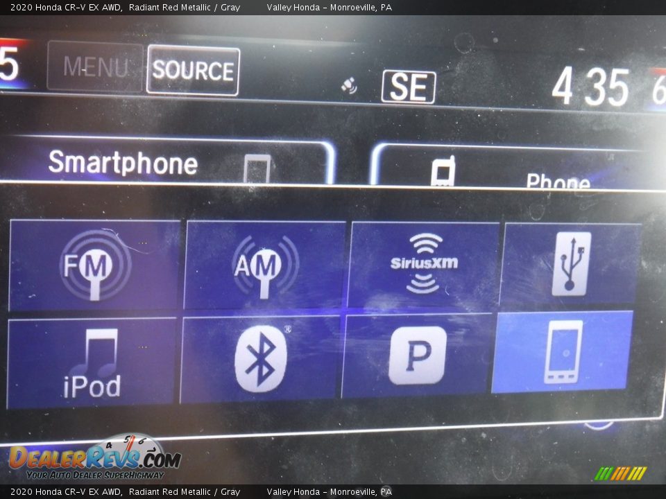 2020 Honda CR-V EX AWD Radiant Red Metallic / Gray Photo #18