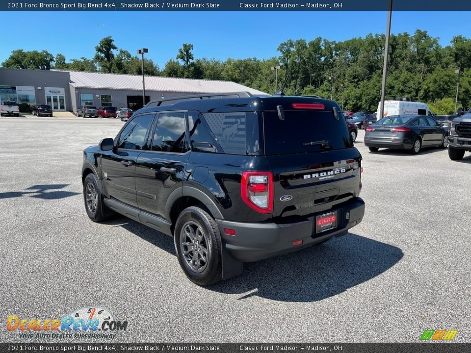 2021 Ford Bronco Sport Big Bend 4x4 Shadow Black / Medium Dark Slate Photo #7