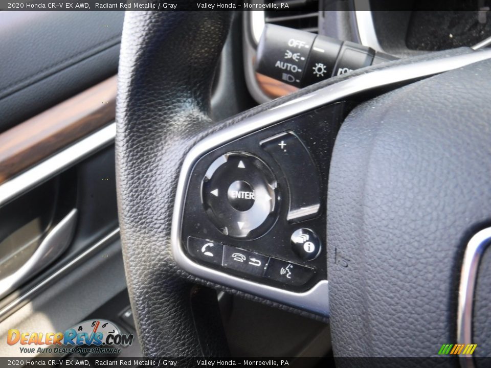2020 Honda CR-V EX AWD Radiant Red Metallic / Gray Photo #20