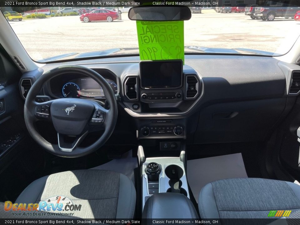 2021 Ford Bronco Sport Big Bend 4x4 Shadow Black / Medium Dark Slate Photo #10