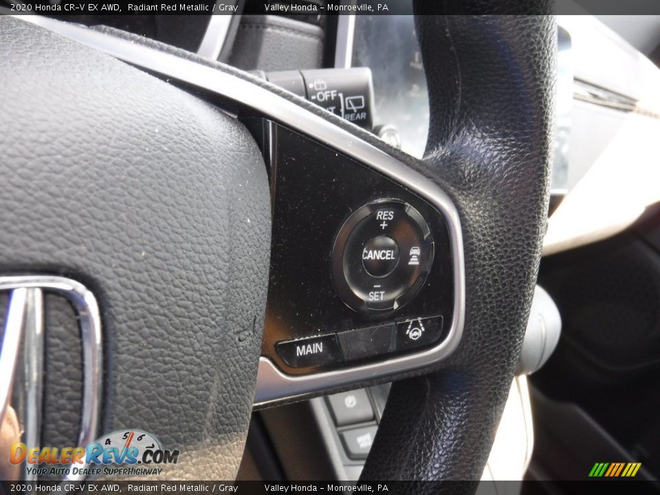 2020 Honda CR-V EX AWD Radiant Red Metallic / Gray Photo #21
