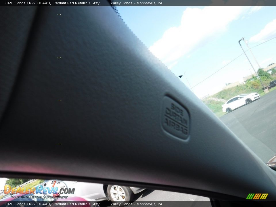 2020 Honda CR-V EX AWD Radiant Red Metallic / Gray Photo #22