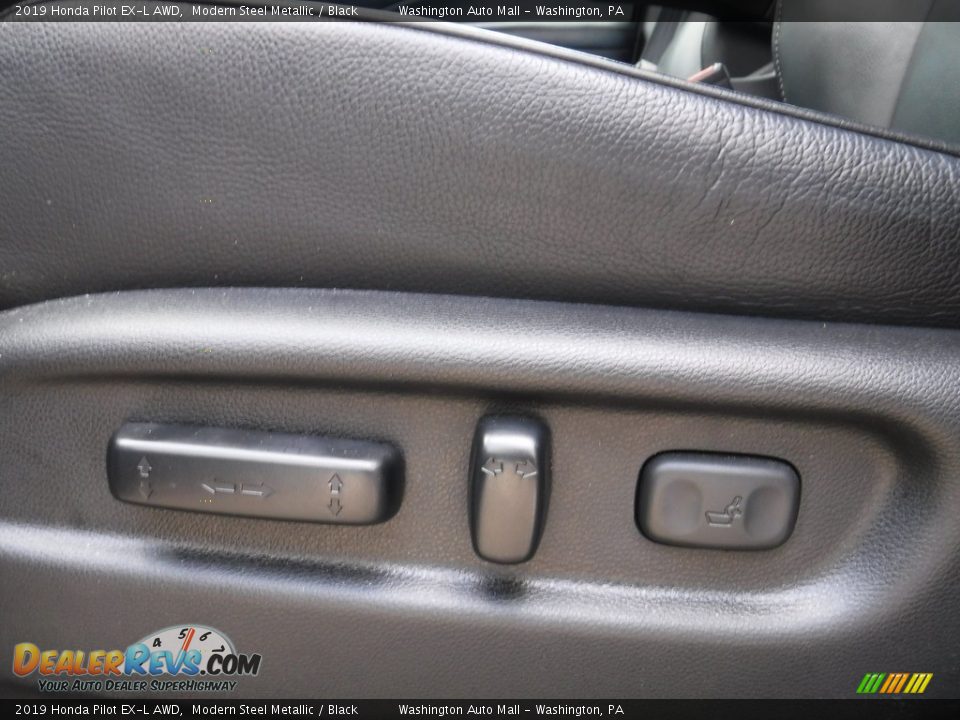2019 Honda Pilot EX-L AWD Modern Steel Metallic / Black Photo #15