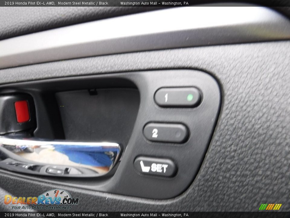 2019 Honda Pilot EX-L AWD Modern Steel Metallic / Black Photo #18