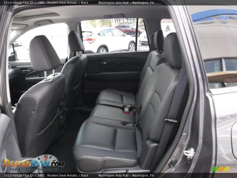 2019 Honda Pilot EX-L AWD Modern Steel Metallic / Black Photo #19