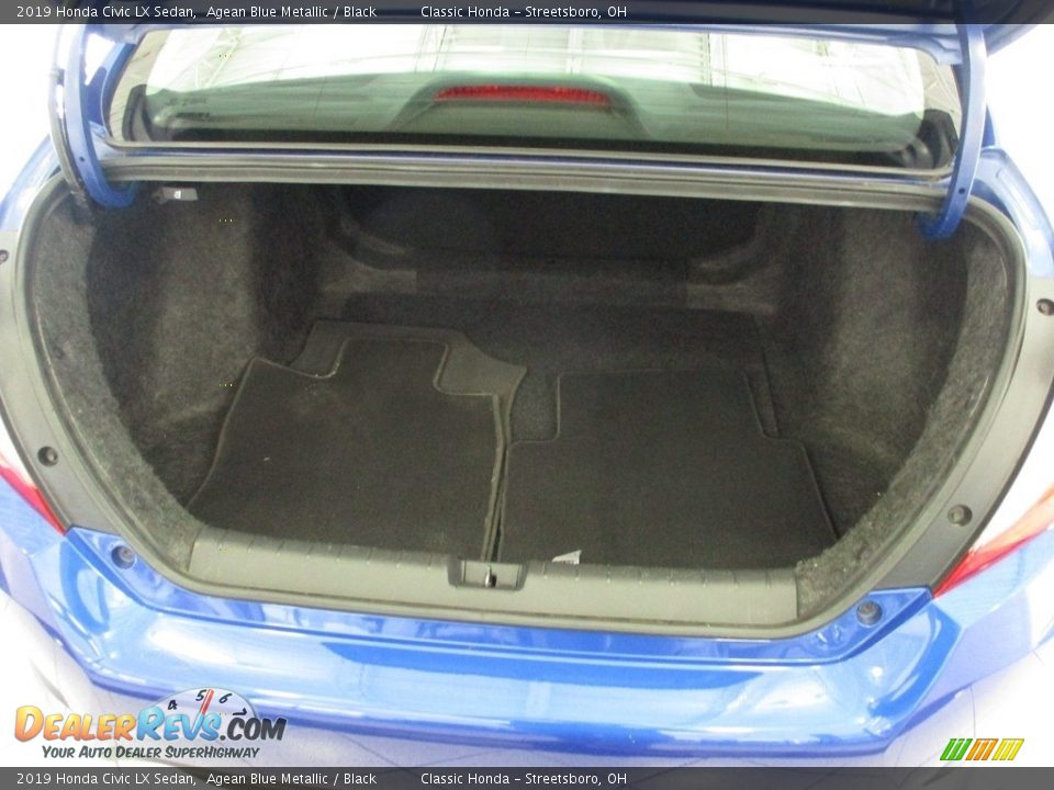 2019 Honda Civic LX Sedan Agean Blue Metallic / Black Photo #13