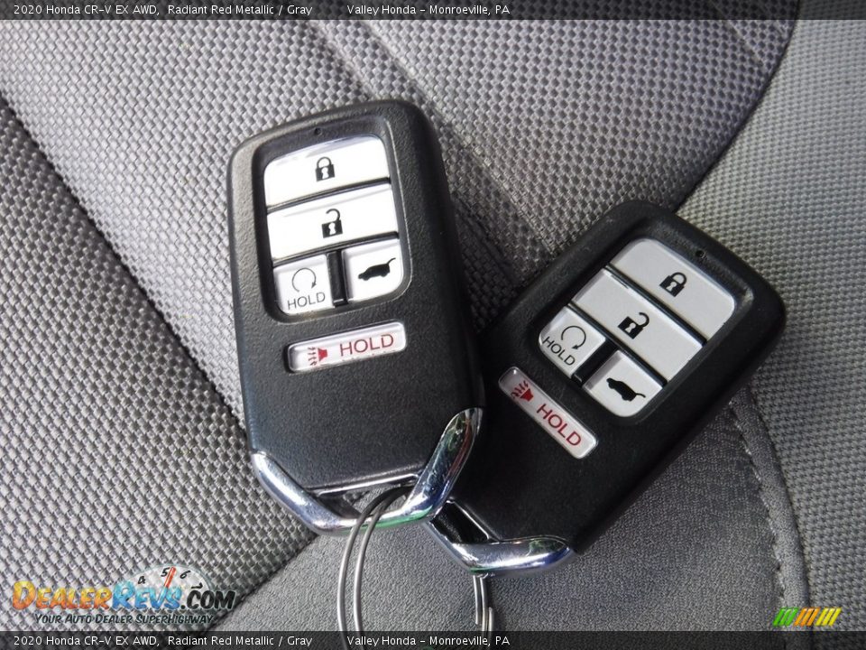 2020 Honda CR-V EX AWD Radiant Red Metallic / Gray Photo #27