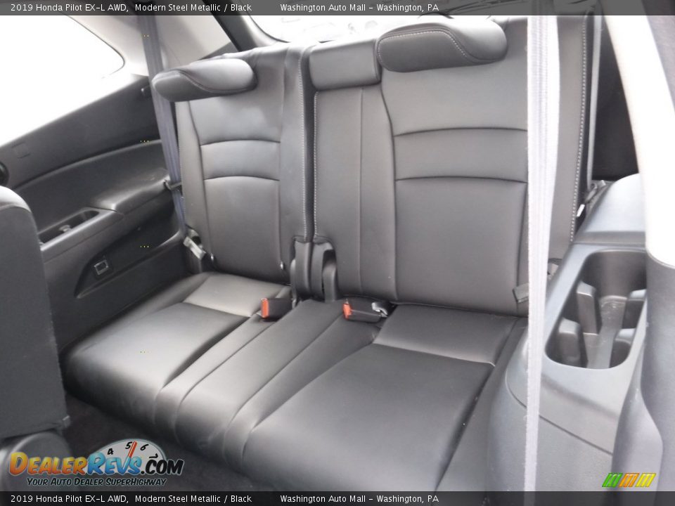 2019 Honda Pilot EX-L AWD Modern Steel Metallic / Black Photo #21