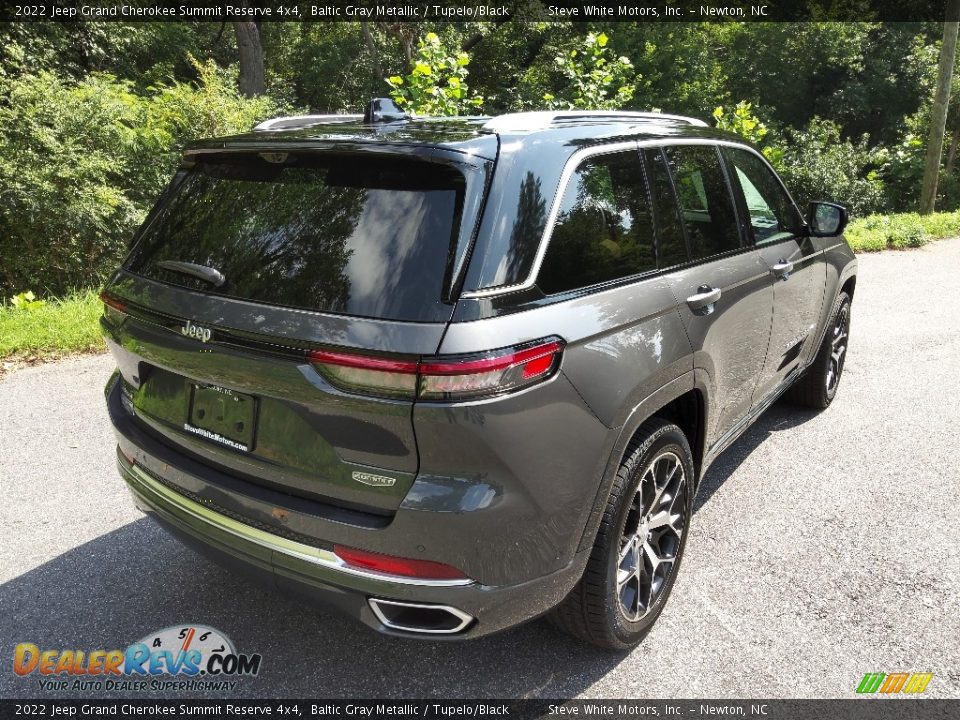 2022 Jeep Grand Cherokee Summit Reserve 4x4 Baltic Gray Metallic / Tupelo/Black Photo #6