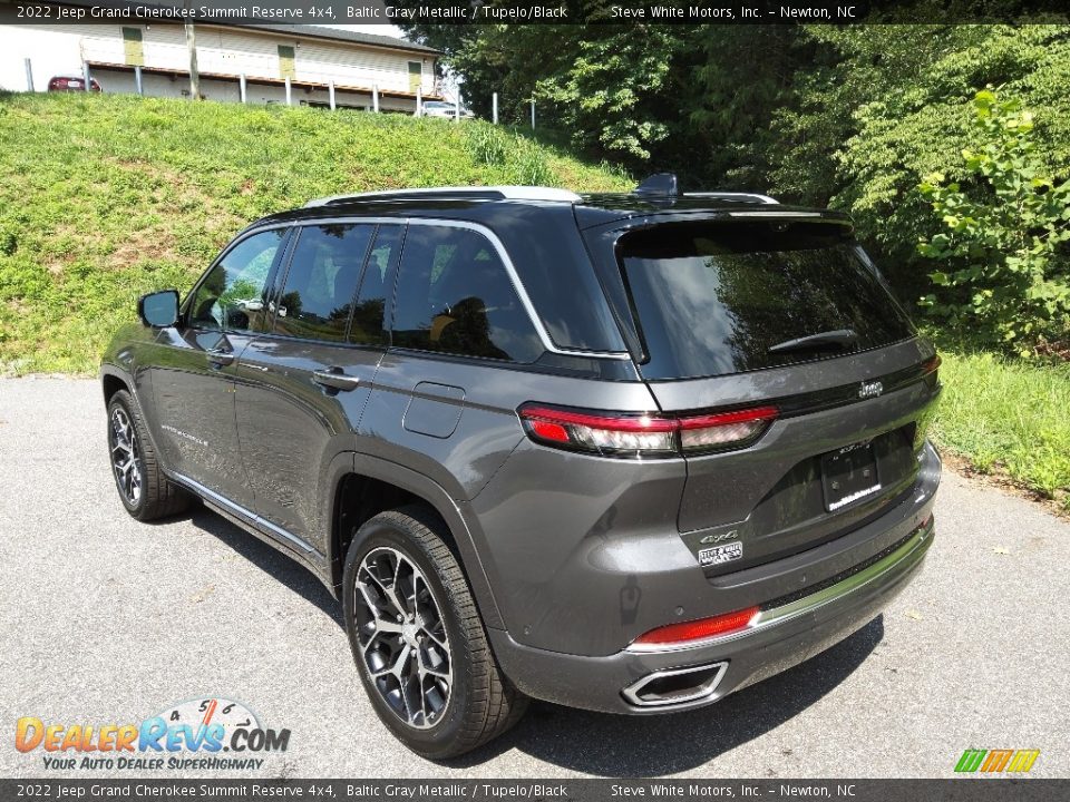 2022 Jeep Grand Cherokee Summit Reserve 4x4 Baltic Gray Metallic / Tupelo/Black Photo #8