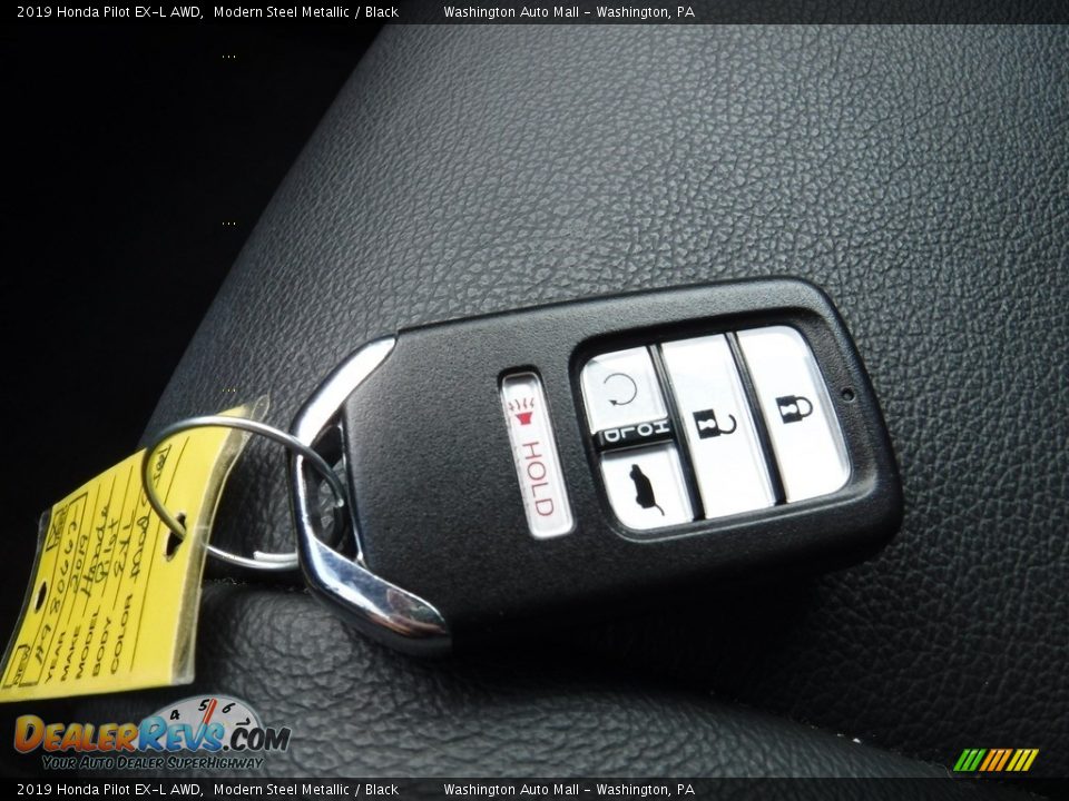 2019 Honda Pilot EX-L AWD Modern Steel Metallic / Black Photo #24