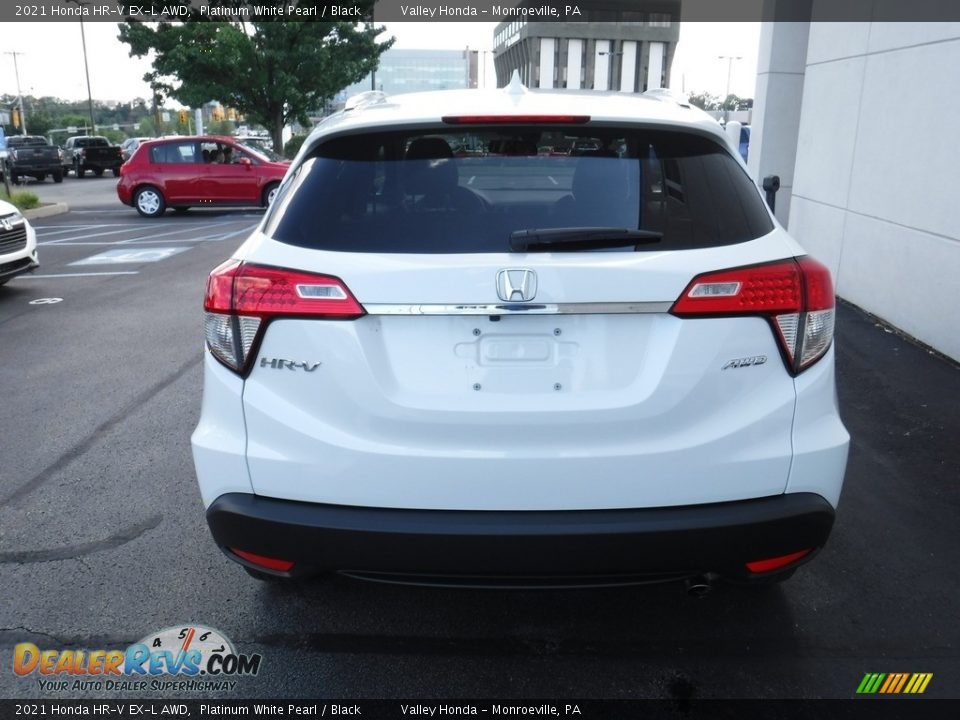 2021 Honda HR-V EX-L AWD Platinum White Pearl / Black Photo #8