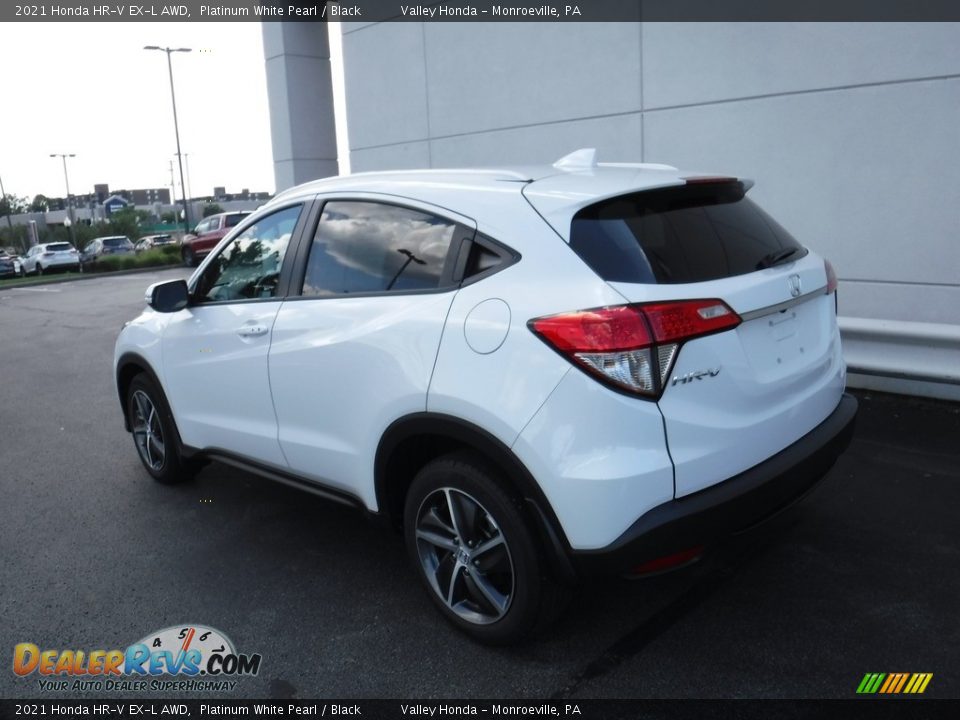 2021 Honda HR-V EX-L AWD Platinum White Pearl / Black Photo #10