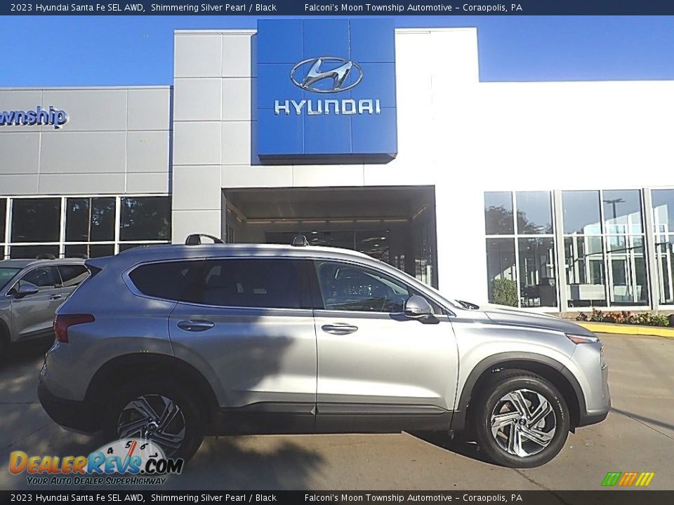 2023 Hyundai Santa Fe SEL AWD Shimmering Silver Pearl / Black Photo #1