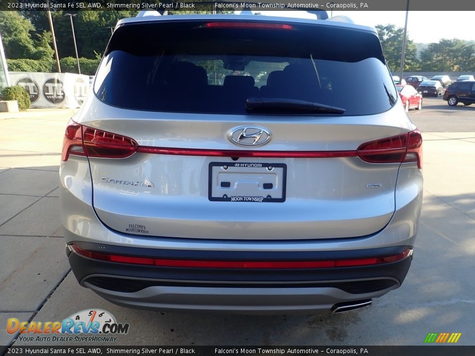 2023 Hyundai Santa Fe SEL AWD Shimmering Silver Pearl / Black Photo #3