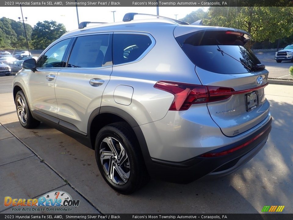 2023 Hyundai Santa Fe SEL AWD Shimmering Silver Pearl / Black Photo #5