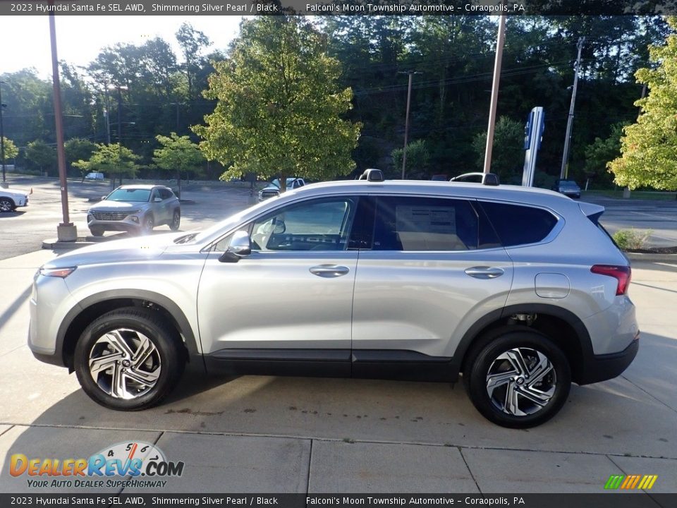 2023 Hyundai Santa Fe SEL AWD Shimmering Silver Pearl / Black Photo #6
