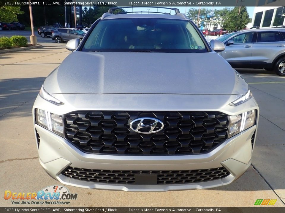 2023 Hyundai Santa Fe SEL AWD Shimmering Silver Pearl / Black Photo #8